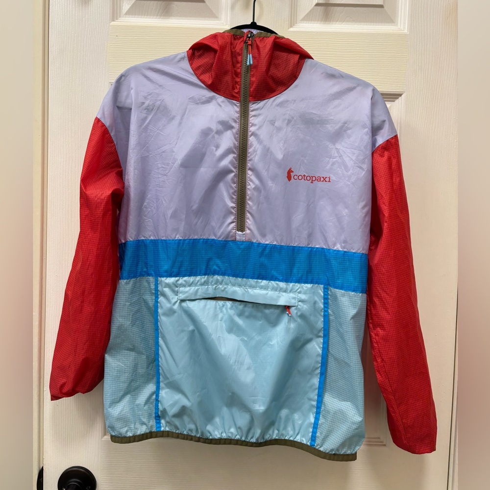 Cotopaxi Red, Blue, & Purple Windbreaker Jacket
